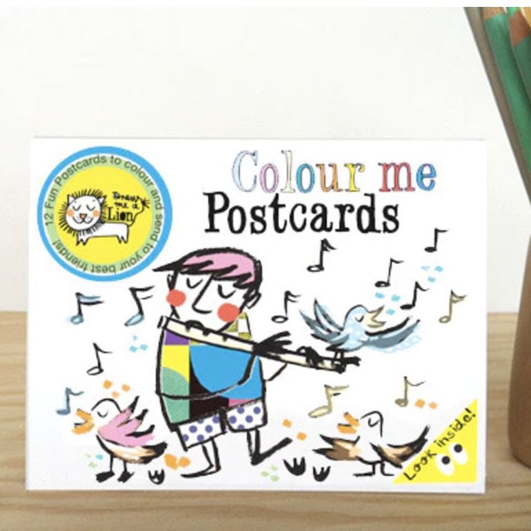 Colouring Postcard Booklet (Music)