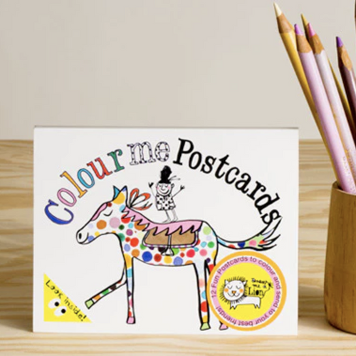 Colouring Postcard Booklet (Animals)