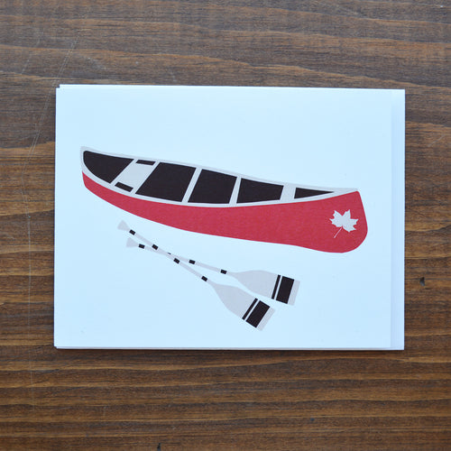 Algonquin Canoe - Greeting Card