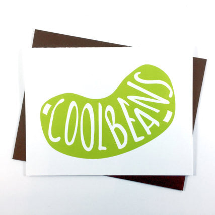Cool Beans - Greeting Card