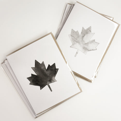 Watercolour Maples - Greeting Card